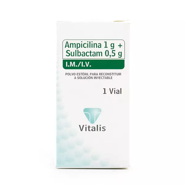 Ampicilina 1g + Sulbactam 0,5g