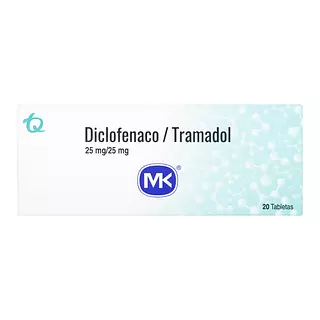 Diclofenaco 25mg/Tramadol 25mg