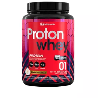 Proton Whey 2lb Summer Vainilla Smartmuscle Proteina Limpia
