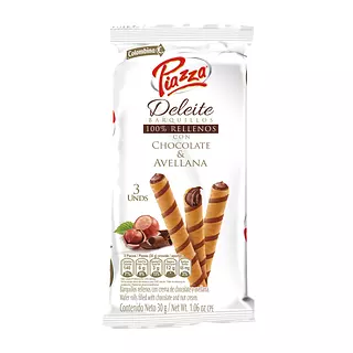 Barquillo De Chocolate Y Avellana