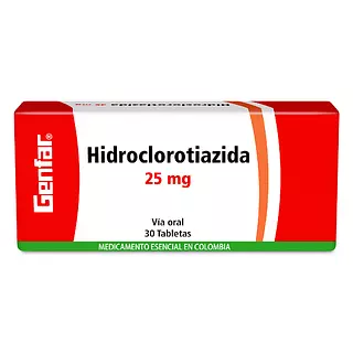 Hidroclorotiazida 25 Mg