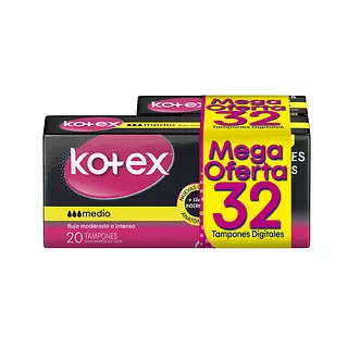 Tampones Kotex Ev.Digital Medio