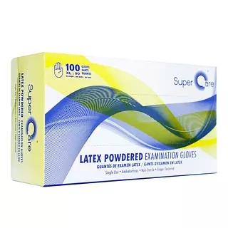 Guantes Supercar Latex Talla S