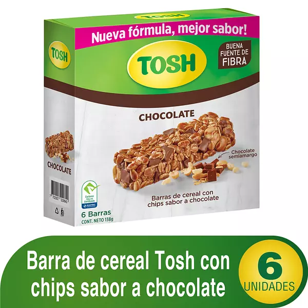 Barra De Cereal Tosh Chocolate