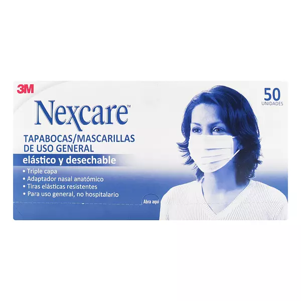 Tapabocas Nexcare Uso General