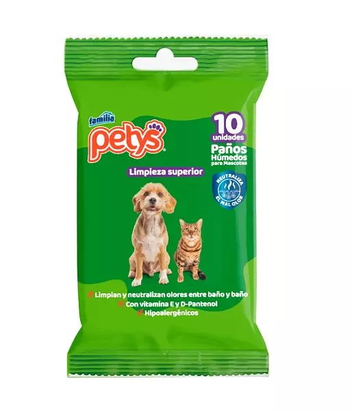 Pañitos Húmedos Petys