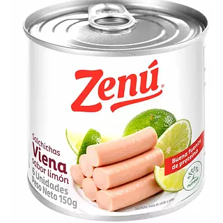 Salchichas Viena Zenú Limón