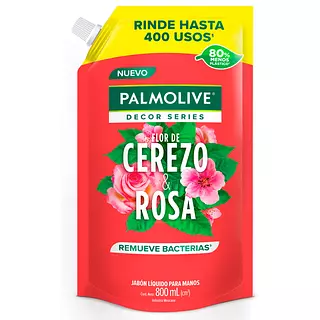Jabón Líquido Palmolive Cerezo Y Rosa