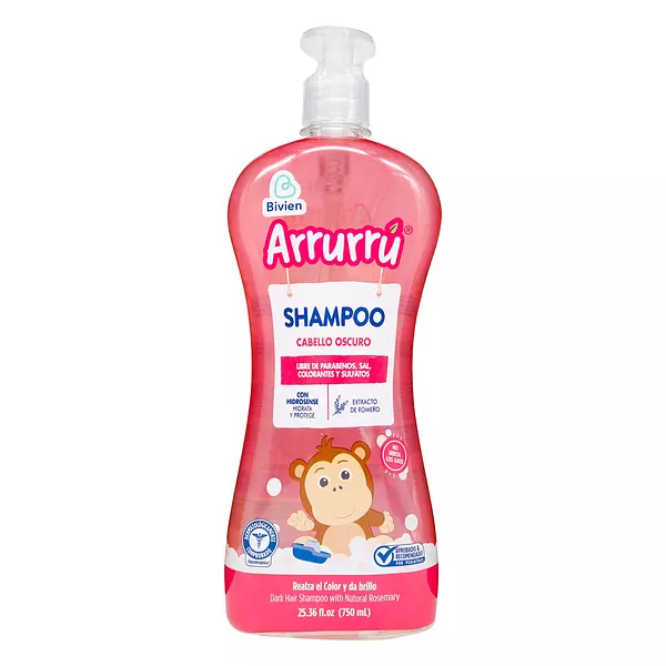 Shampoo Arrurú Cabello Oscuro