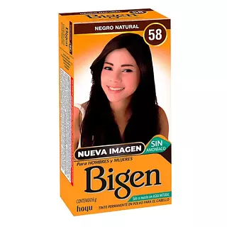 Tinte Bigen 58 Negro Natural