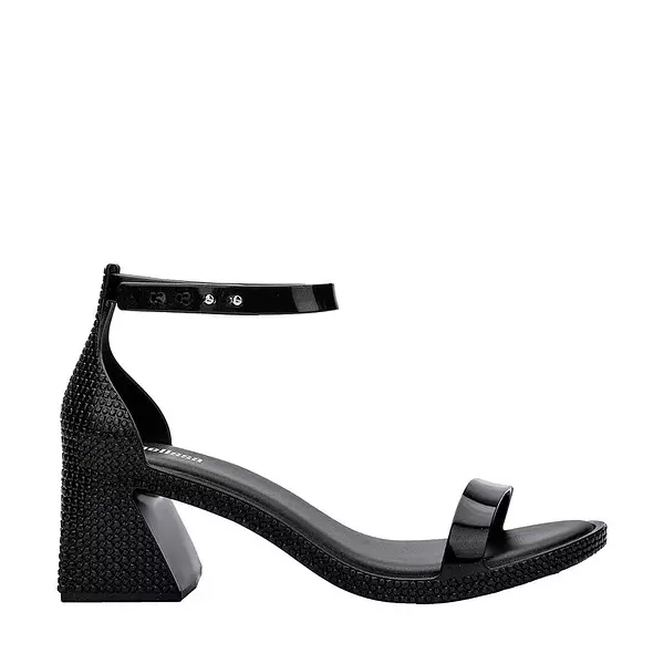 Melissa Lux Heel Preto Metalizado