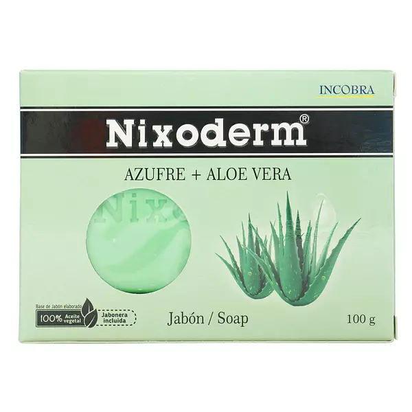 Jabón Nixoderm Azúfre + Aloe Vera