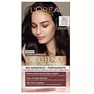 Tinte Loreal Excellence Castaño Oscuro