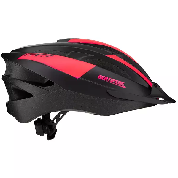 Casco Centipede Mtb Negro Mate Rosa