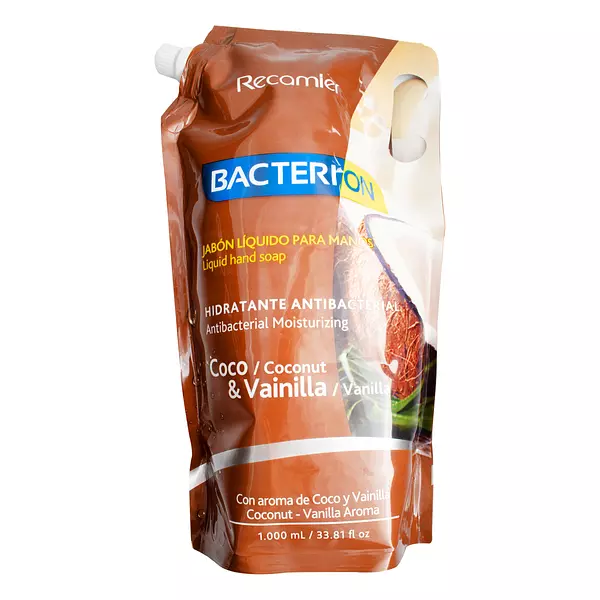 Jabón Líquido Bacterion Coco Y Vainilla