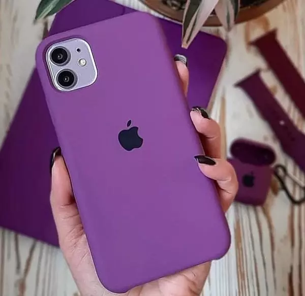 Silicon Case Morado Iphone 14pro