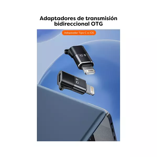 Otg Tipo C A Lightning Converter Carga De Datos Y Micrófono