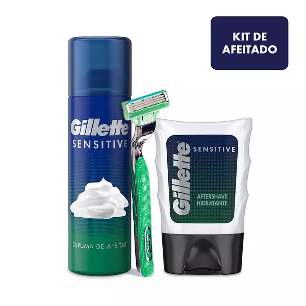 Kit De Afeitar Sensitive Gillete