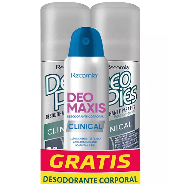 Desodorantes Deo Pies + Deo Maxis