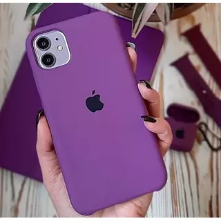 Silicon Case Morado Iphone15