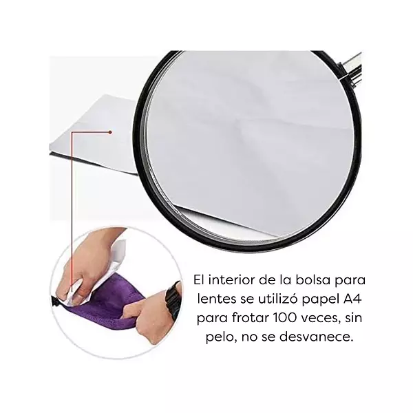 Funda Portable Para Lentes Fotográfico