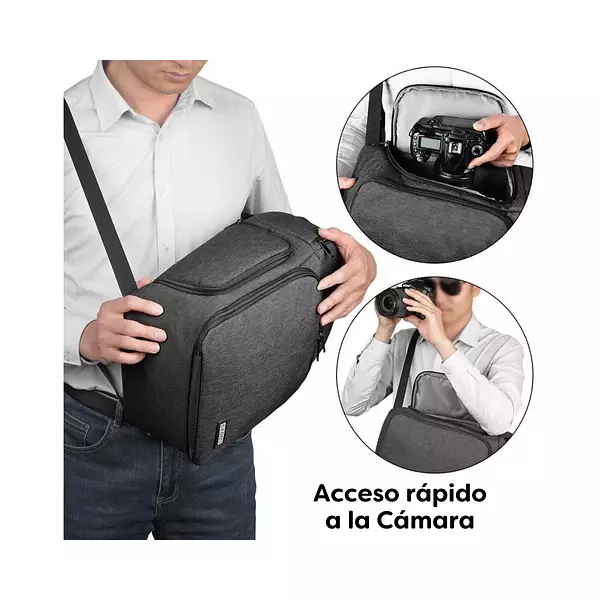 Morral Cruzado Para Cámara Fotográfica Profesional