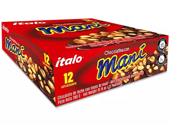 Chocolatina Con Maní Italo