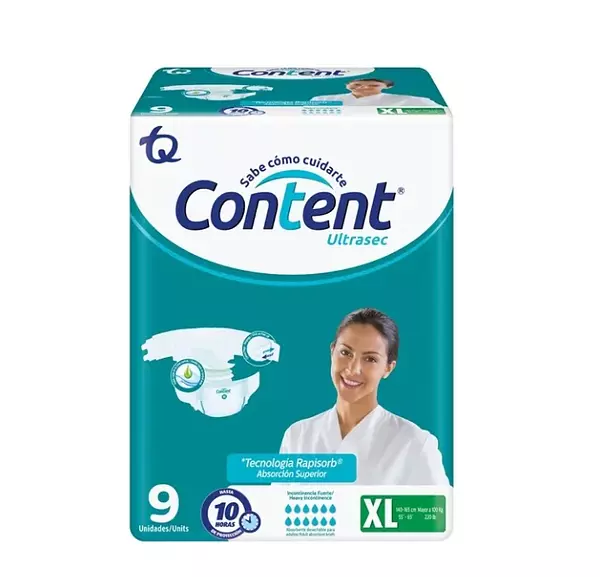 Pañales Content Ultra Sec Talla Xl