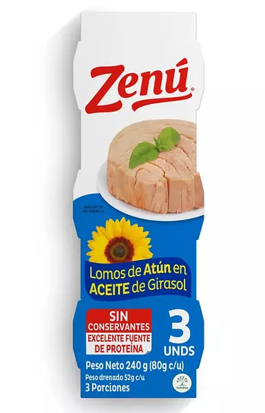 Atún Zenú En Aceite De Girasol