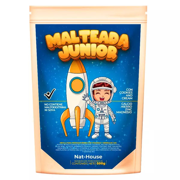 Malteada Junior 500 Gr Nat-House