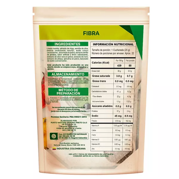 Fibra Maxfi 450 Gr Nat-House