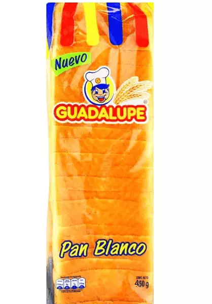 Pan Tajado Blanco Guadalupe