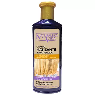 Champú Matizante Rubio Perlado 300 Ml Naturaleza Y Vida