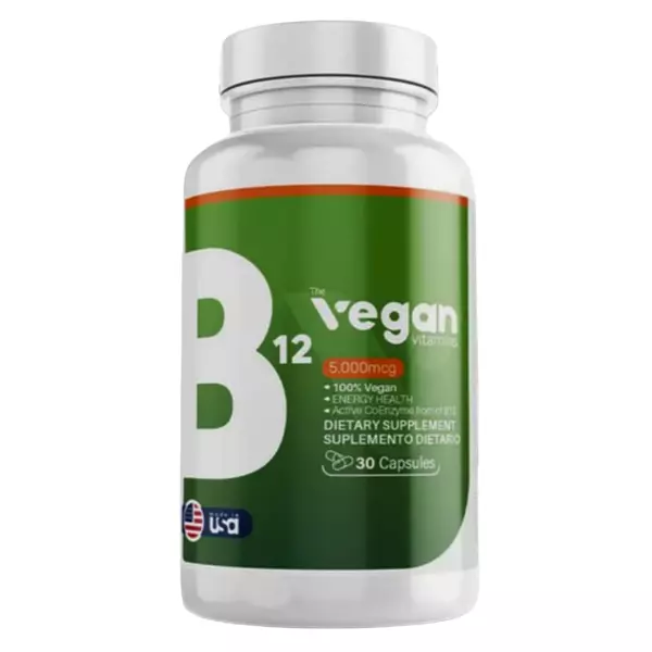 Vitamin B12 Vegan 5.000 Mcg 30 Cápsulas