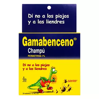 Shampoo Gabamenceno Plus 24 Sobres