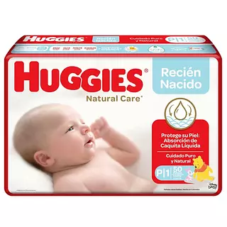 Pañales Huggies Natural Care Etapa 1