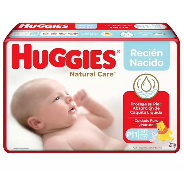 Pañales Huggies Natural Care Etapa 1