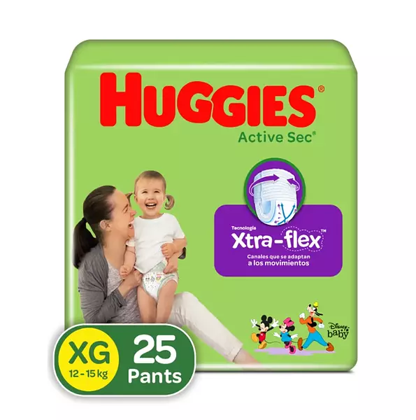 Pañales Huggies Active Sec Pants Etapa 4