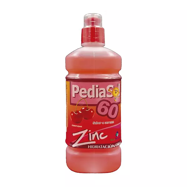 Pediasol Zinc 60 Cereza 500ml