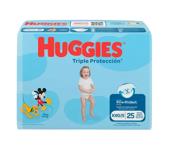 Pañales Huggies Triple Proteccion Etapa 5