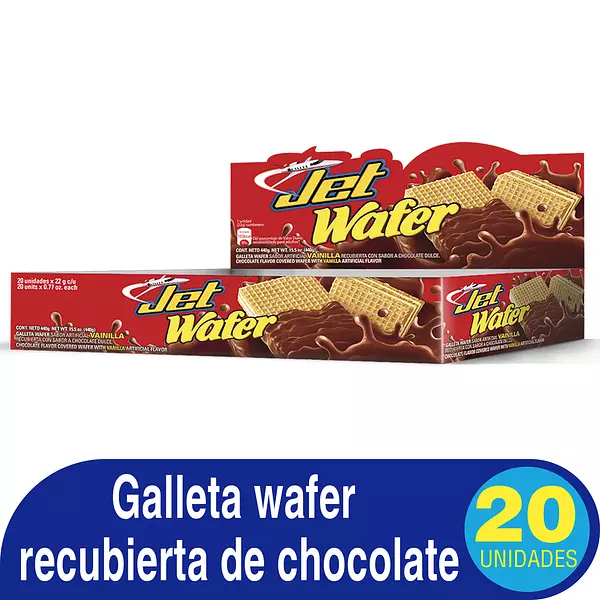 Galletas Wafer Jet Vainilla