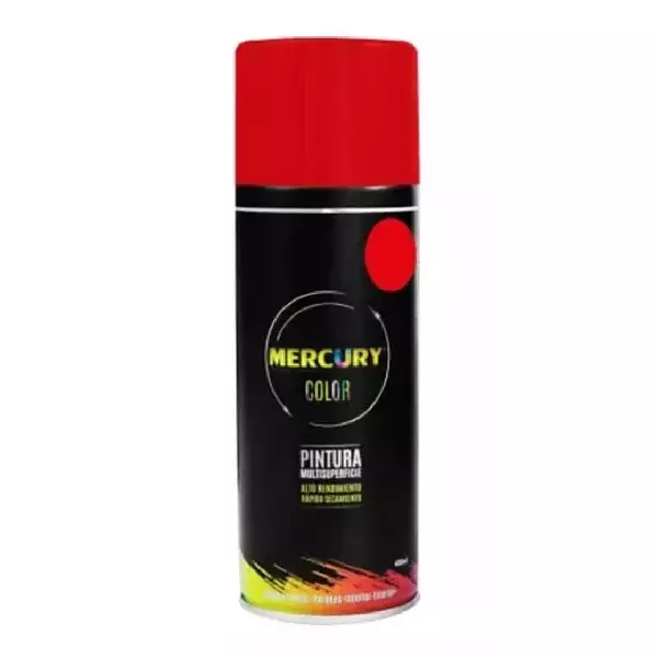 Pintura En Aerosol Mercury 6 Rojo 400 Ml