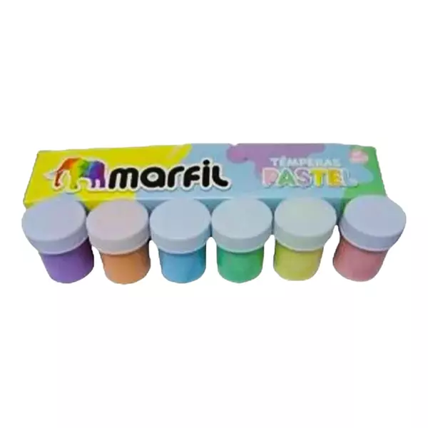 Marfil Temperas Colores Pastel *6 Emp*432