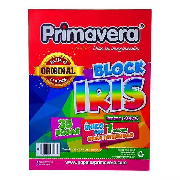 Block Iris Carta Primavera