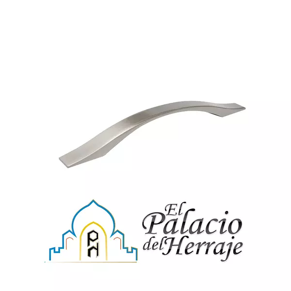 Manija Arco Plana 128 Mm Nickel Hma671-03