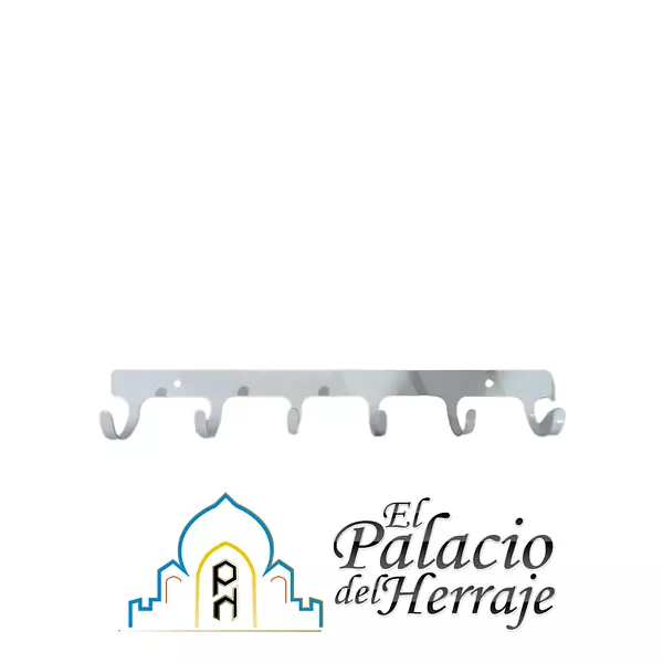 Riel De Ganchos Libell 360x60x45 Mm Blanco Peka