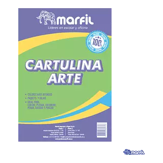 Cartulina Arte 1/8 *10unds