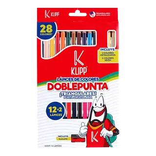 Color Klipp Doblepunta 12*24+2