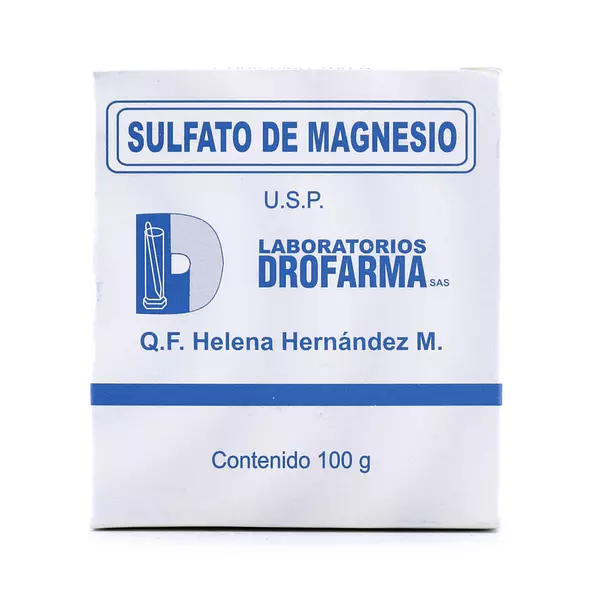 Sulfato De Magnesio 100g Drofarma