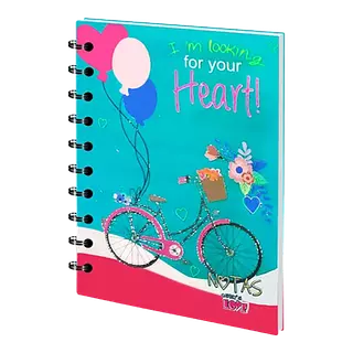Cuaderno Anillado 85*1 Pd Crazy Love
